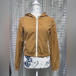 Forever 21 Tan Hooded Sweater